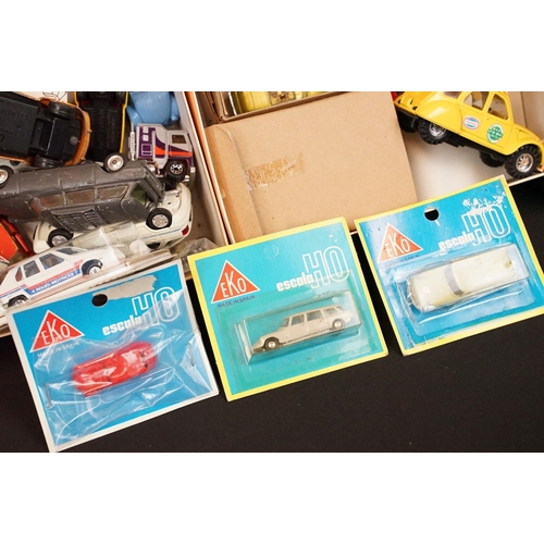 233 - 16 Boxed / carded diecast models to include 4 x Eligor models featuring 1010 Citroen 5 CV Camionette... 