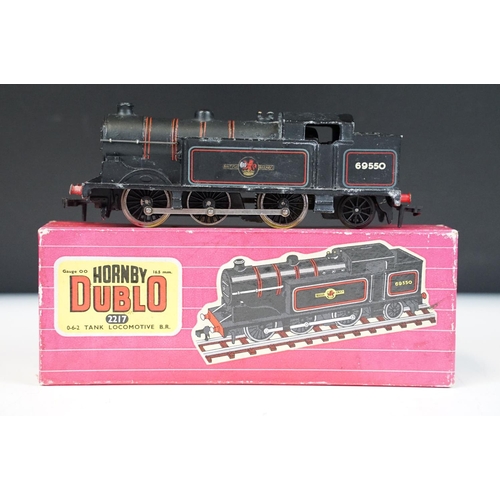 29 - Three boxed Hornby Dublo locomotives to include 2232 Co Co Diesel Electric Locomotive, 2224 LMR 2-8-... 