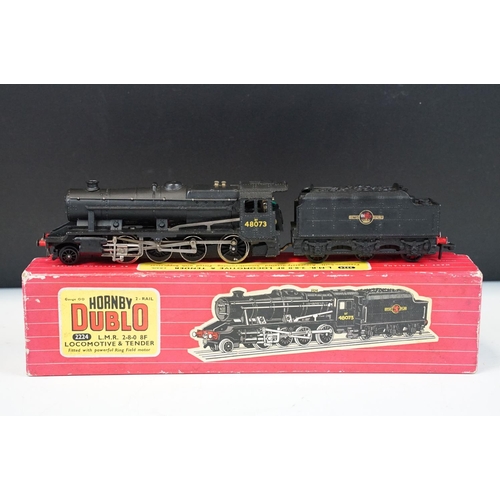 29 - Three boxed Hornby Dublo locomotives to include 2232 Co Co Diesel Electric Locomotive, 2224 LMR 2-8-... 