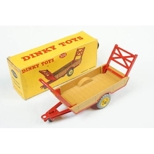 292 - Five boxed Dinky farming diecast models to include 301 Field Marshall Tractor in orange with driver ... 