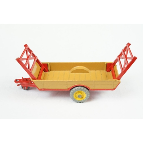 292 - Five boxed Dinky farming diecast models to include 301 Field Marshall Tractor in orange with driver ... 