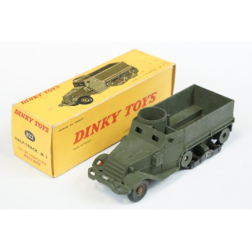 294 - Six boxed French Dinky military diecast models to include 80F Ambulance Militaire Renault Carrier, 8... 