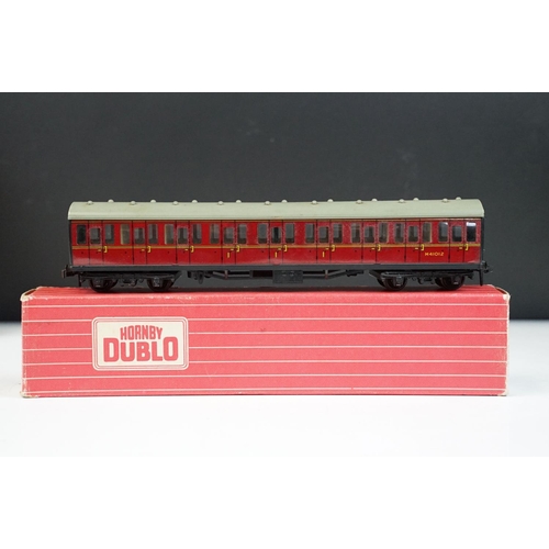 30 - Boxed Hornby Dublo 4150 Electric Driving Trailer Coach SR plus 3 x items of rolling stock to include... 