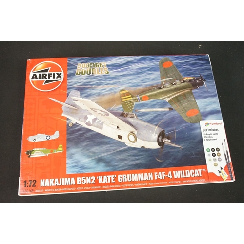 425 - 11 Boxed & unbuilt Airfix plastic models kits to include 1/72 and 1/48 scale models featuring 1/72 1... 