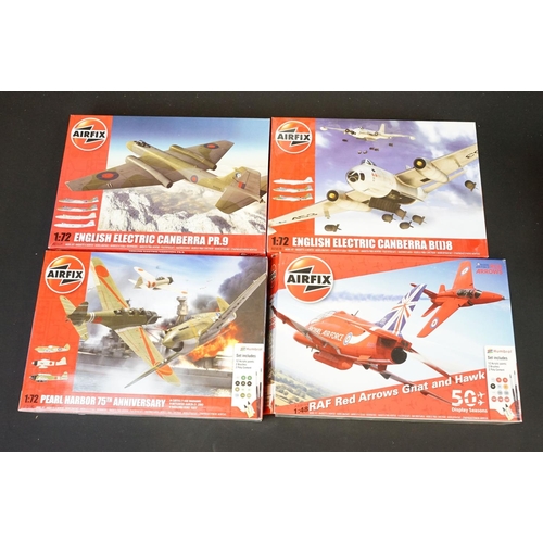 425 - 11 Boxed & unbuilt Airfix plastic models kits to include 1/72 and 1/48 scale models featuring 1/72 1... 