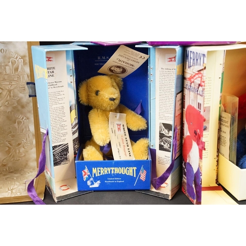 684 - Merrythought - Ten boxed ltd edn Merrythought teddy bears to include Punkie Romano No. 21 JP8BG with... 