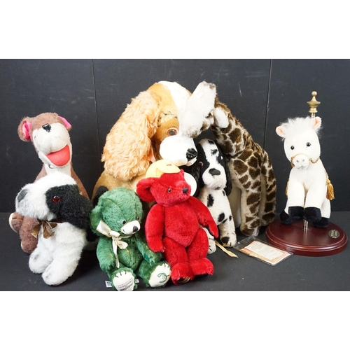 686 - Merrythought - Eight Merrythought teddy bears to include VW15PR Dreamland Carousel with ltd edn COA ... 