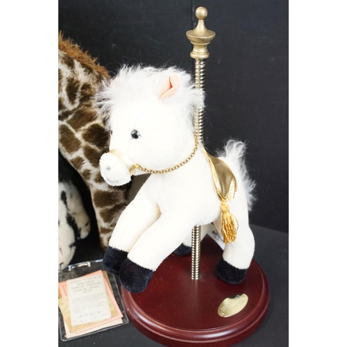 686 - Merrythought - Eight Merrythought teddy bears to include VW15PR Dreamland Carousel with ltd edn COA ... 