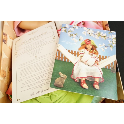 696 - Three boxed German Annette Himstedt Puppen Kinder Artists dolls to include ltd edn Aura from The 199... 