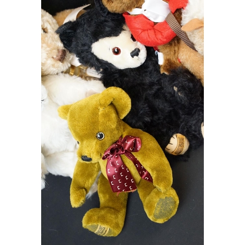 710 - Merrythought - 15 Merrythought teddy bears and dolls to include Kensington Bear ED20B with ltd edn C... 