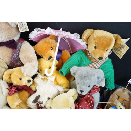 711 - Merrythought - Around 20 Merrythought teddy bears and dolls to include The Queen's Golden Jubilee be... 