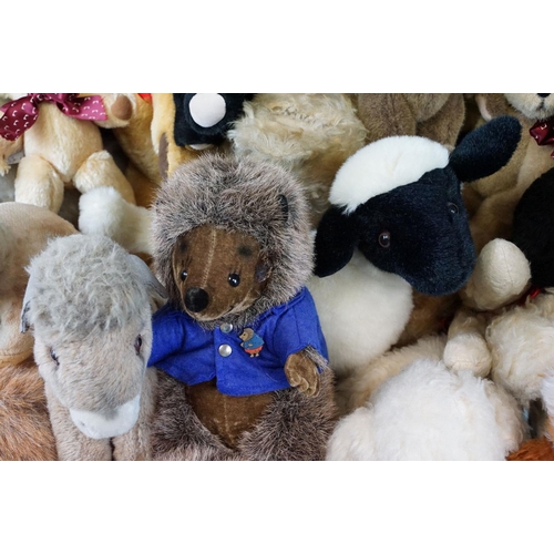 712 - Merrythought - Around 27 Merrythought teddy bears and dolls to include large fox, large lion and sma... 