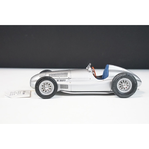 98 - Boxed 1/18 CMC Exclusive Modelle M-018 Mercedes Benz W165 1939 Der Grobe Sieger Von Tripolis diecast... 