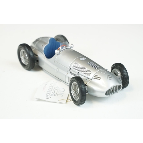 98 - Boxed 1/18 CMC Exclusive Modelle M-018 Mercedes Benz W165 1939 Der Grobe Sieger Von Tripolis diecast... 