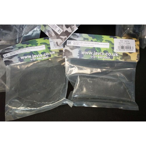 433 - War Gaming - Quantity of 50 bagged Javis War Gaming Battle Zones scenery accessories featuring Small... 