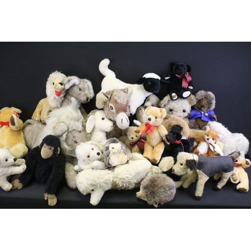 712 - Merrythought - Around 27 Merrythought teddy bears and dolls to include large fox, large lion and sma... 