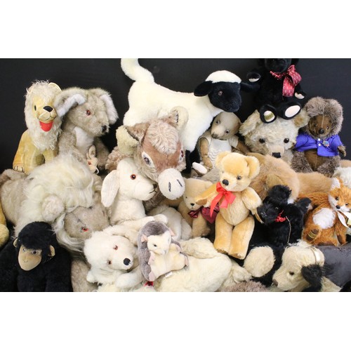 712 - Merrythought - Around 27 Merrythought teddy bears and dolls to include large fox, large lion and sma... 