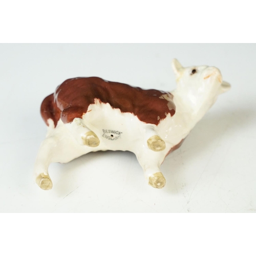 10 - Beswick family of Hereford cattle to include Ch. of Champions Bull & Cow and two calves