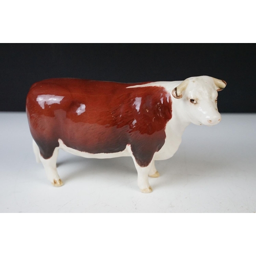 10 - Beswick family of Hereford cattle to include Ch. of Champions Bull & Cow and two calves