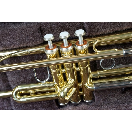 179 - Yamaha trumpet made in Japan, YTR2320E, 304721 presented in hard case.