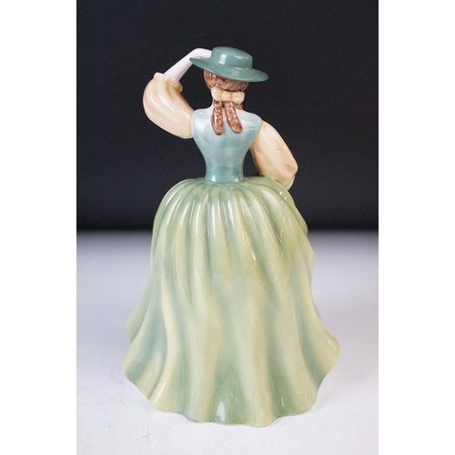 25 - Royal Doulton 'Buttercup' figurine from the Pretty Ladies collection HN 4805 with a Royal Albert han... 