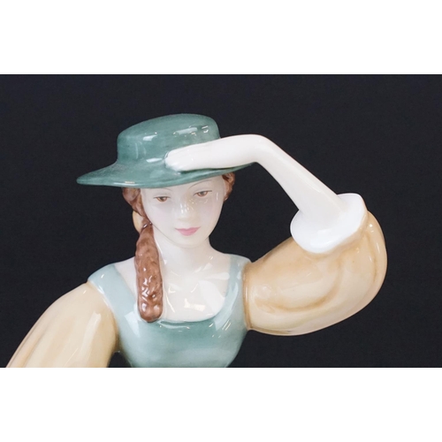 25 - Royal Doulton 'Buttercup' figurine from the Pretty Ladies collection HN 4805 with a Royal Albert han... 