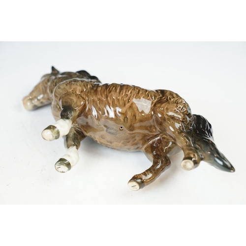 28 - Beswick horse gloss figurine selection of various sizes to include New Forest champion, 'Jonathan 3r... 