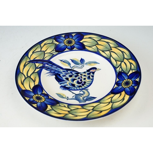 43 - Royal Copenhagen Blue Pheasant plate inspired by the art of C.Joachim 25cm diameter, with Spode Blue... 