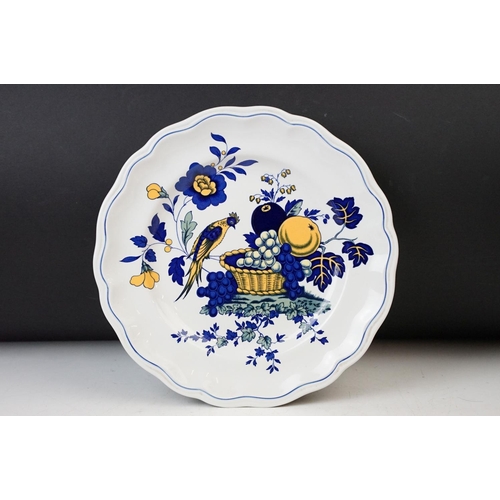 43 - Royal Copenhagen Blue Pheasant plate inspired by the art of C.Joachim 25cm diameter, with Spode Blue... 