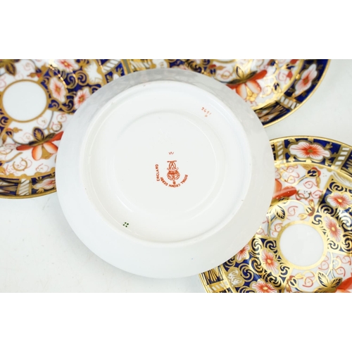 7 - Royal Crown Derby Demitasse Imari pattern coffee cups and saucers (4 x small cups and 3 x espresso c... 