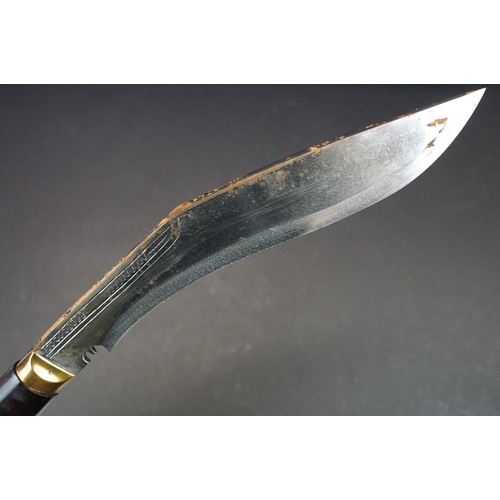 112 - A hand crafted Kukri knife by 