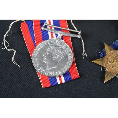 13 - A  British full size World War Two / WW2 medal group of four to include the 1939-1945 British War Me... 