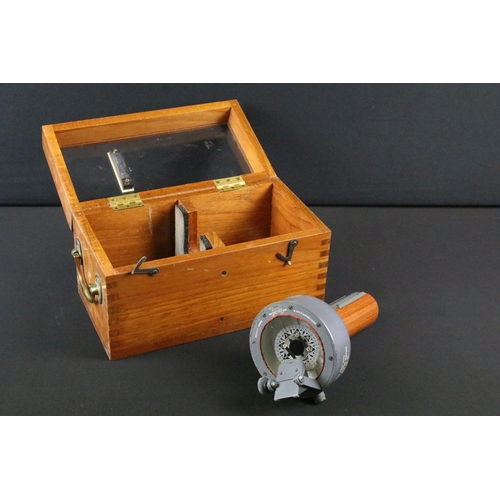 134 - Henry & Browne Hand Bearing Sestrel Marine compass within wooden case.