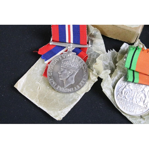 147 - A British World War Two / WW2 full size medal group of three to include the 1939-1945 British War Me... 