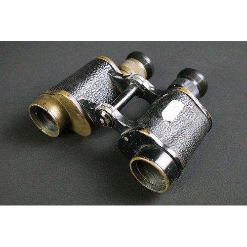 149 - A pair of British military issued Kershaw & Sons No.3 Mk.2 field binoculars marked with the British ... 