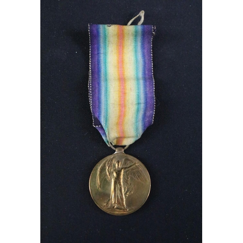 16 - A British World War One / WW1 full size medal trio to include the Great War of Civilisation Victory ... 