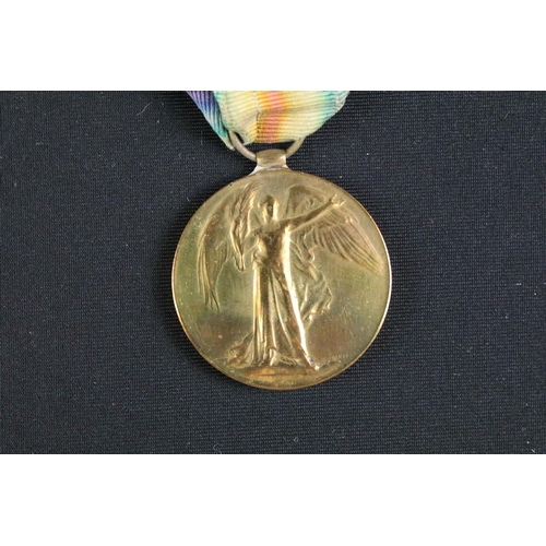 16 - A British World War One / WW1 full size medal trio to include the Great War of Civilisation Victory ... 