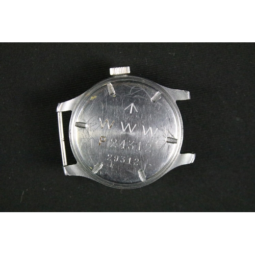 164 - Cyma: A World War II Military Wristwatch, signed Cyma, known by collectors as one of 