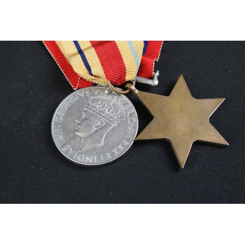 17 - A British full size World war Two / WW2 medal group of five to include the 1939-1945 British War Med... 