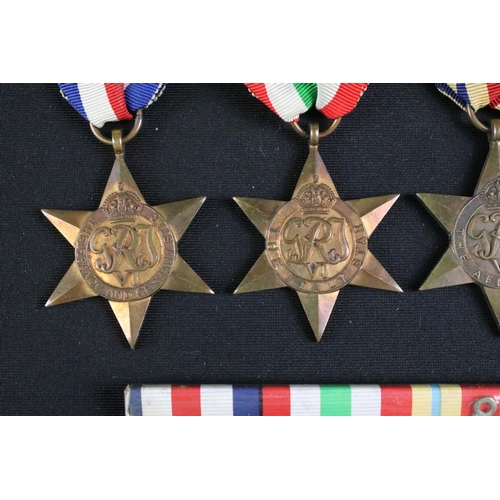 19 - A British full size World war Two / WW2 medal group of four to include the 1939-1945 Star Medal, Afr... 