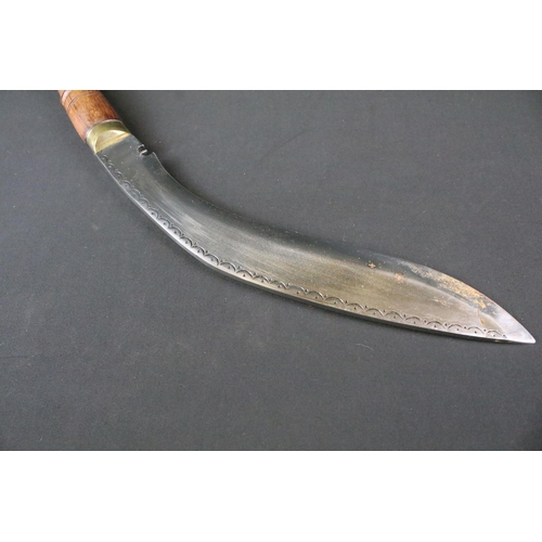 196 - A hand crafted Kukri knife by 