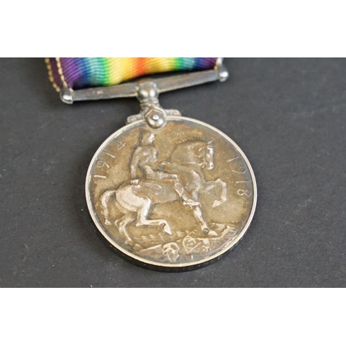 269 - A British World War One / WW1 full size medal pair to include the Great War of Civilisation Victory ... 