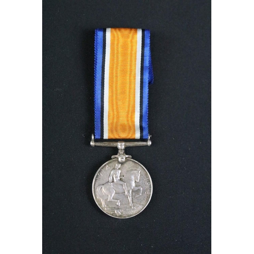 28 - A full size British World War One / WW1 medal pair to include the Great War of Civilisation Victory ... 