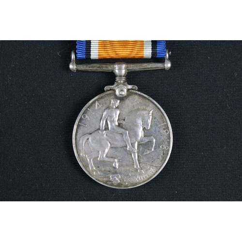 28 - A full size British World War One / WW1 medal pair to include the Great War of Civilisation Victory ... 