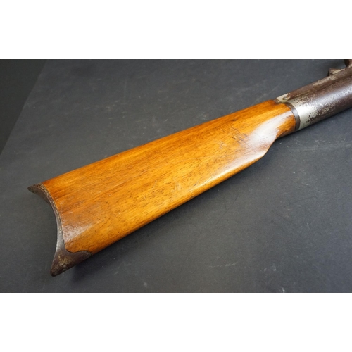 290 - A vintage break action air rifle. approx 85cm in length.