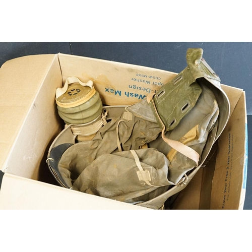 363 - A British World War Two / WW2 Baby Respirator. An original infants protective gas-mask cradle, c. 19... 