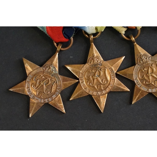 384 - A British full size World War Two / WW2 medal group of six medals to include 1939-1945 British War M... 