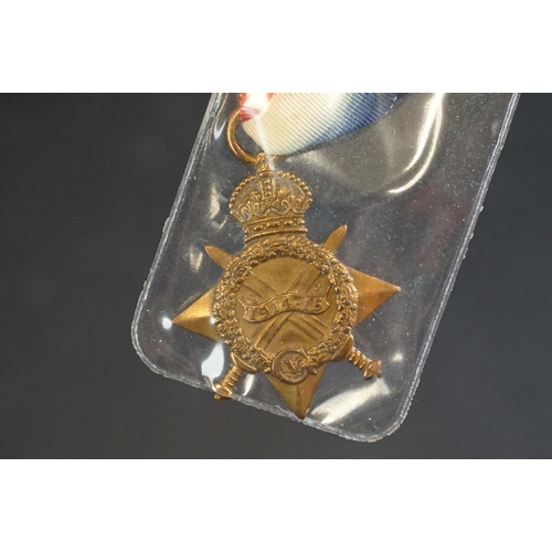 385 - A British World War One / WW1 full size medal trio to include the Great War of Civilisation Victory ... 