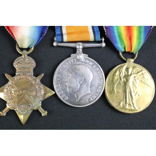 4 - A British World War One / WW1 full size medal trio to include the Great War of Civilisation Victory ... 