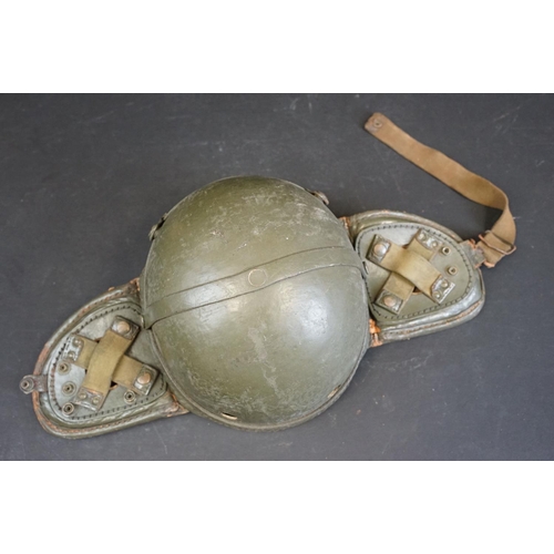 435 - A post World War Two / WW2 Tanker / Tank crew helmet, complete example, size 55.